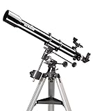 Sky-Watcher Newton 70/900-Telescopio, Montura Ecuatorial Eq1, Color Negro